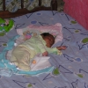 bambina di 10 giorni di vita in una casa della favela